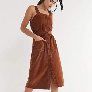Rust Cordelia Corduroy Dress